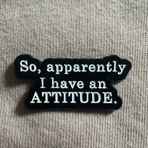 Attitude Enamel Pin